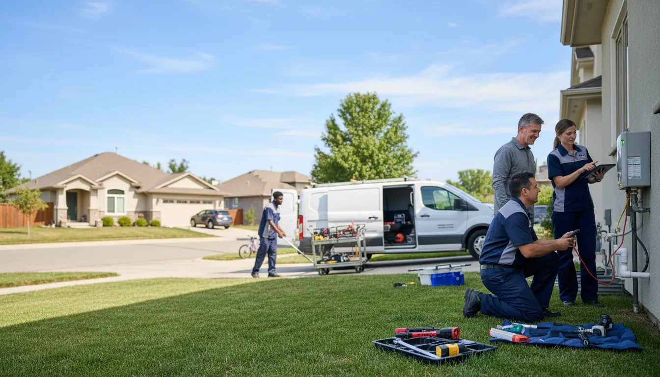 Tankless water heater service in Kesley, IA